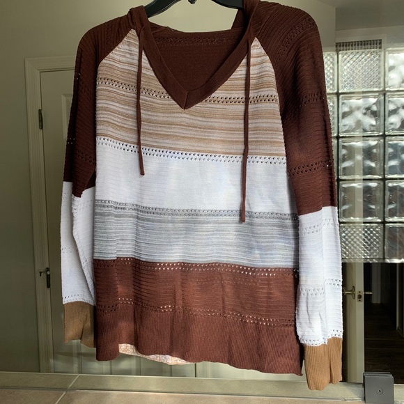 No Brand Sweaters - Multi Color Hooded Sweater